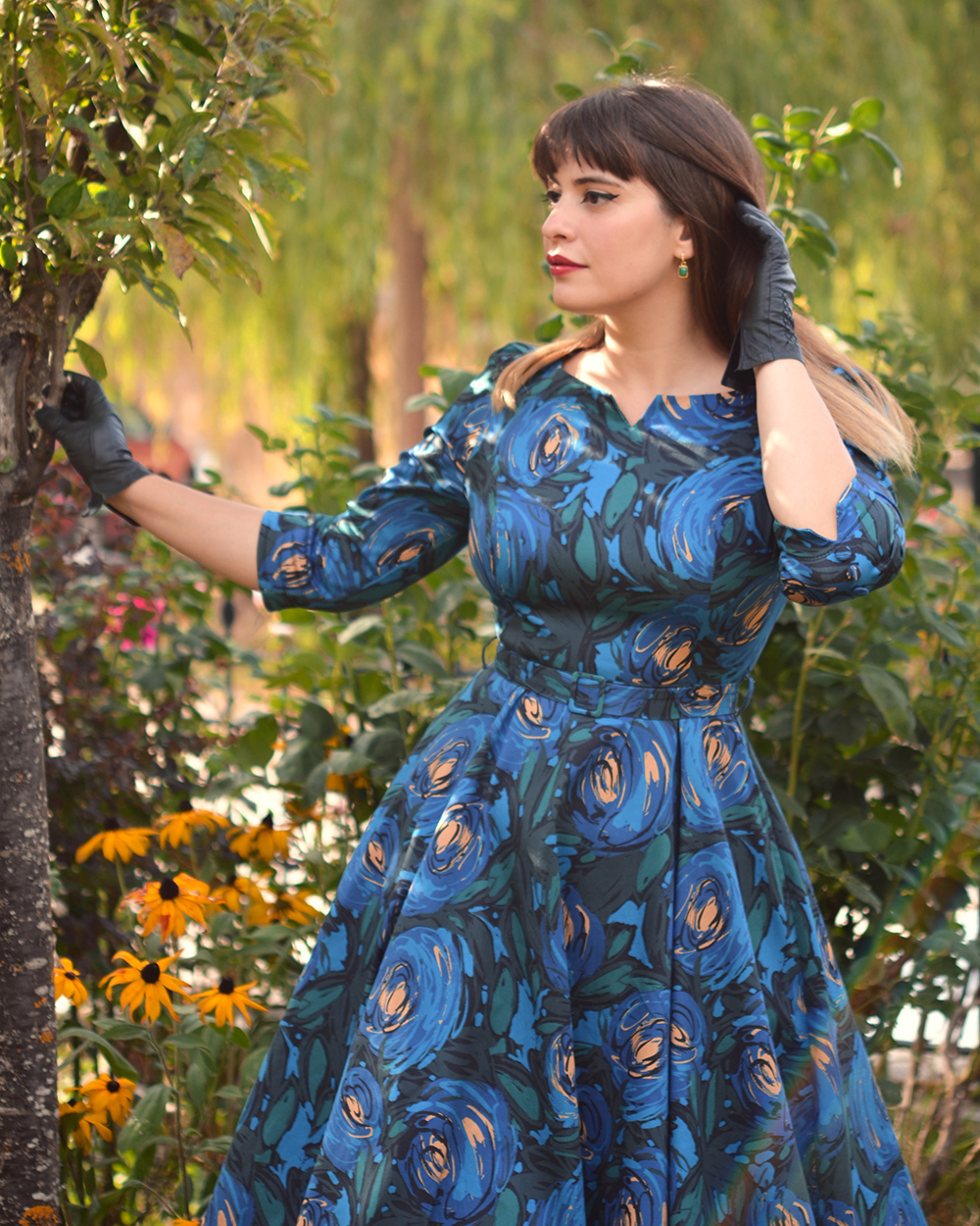 Delaney Floral Swing Dress